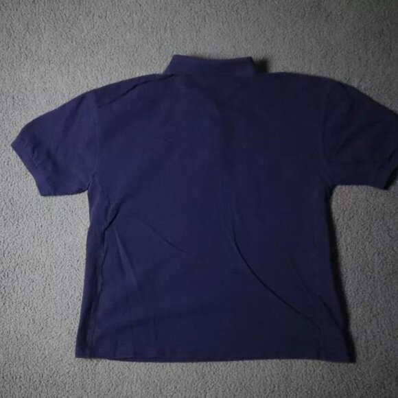 Walt Disney World Polo Shirt Men's M Blue Logo Embroidered Collared 100% Cotton - Picture 4 of 7